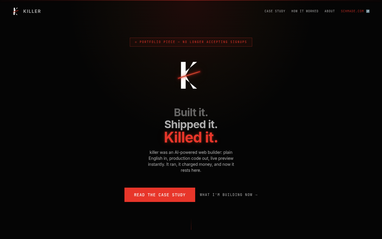 killer interface screenshot